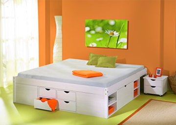 Stauraumbett